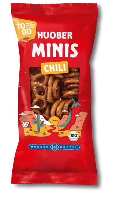 Produktfoto zu Chili Mini Brezel 75g