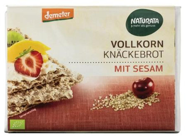 Produktfoto zu Vollkorn Knäckebrot mit Sesam 250g
