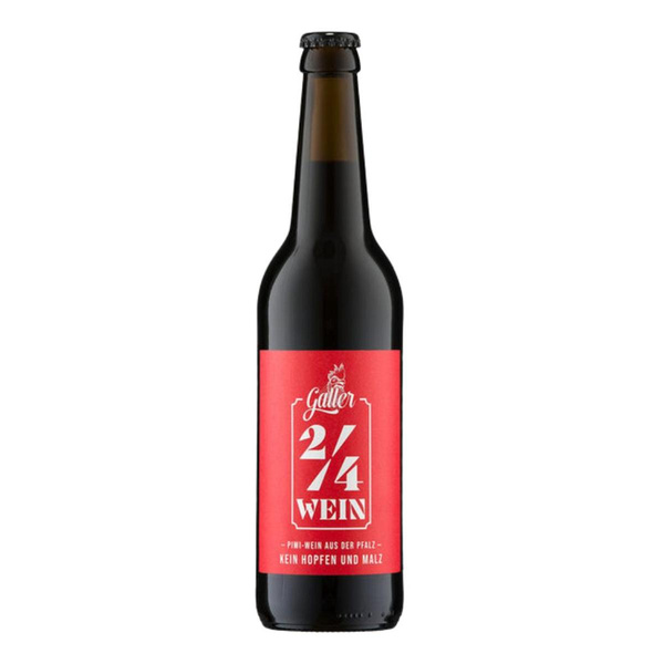 Produktfoto zu Galler Zwei Viertel Rotwein 0,5l