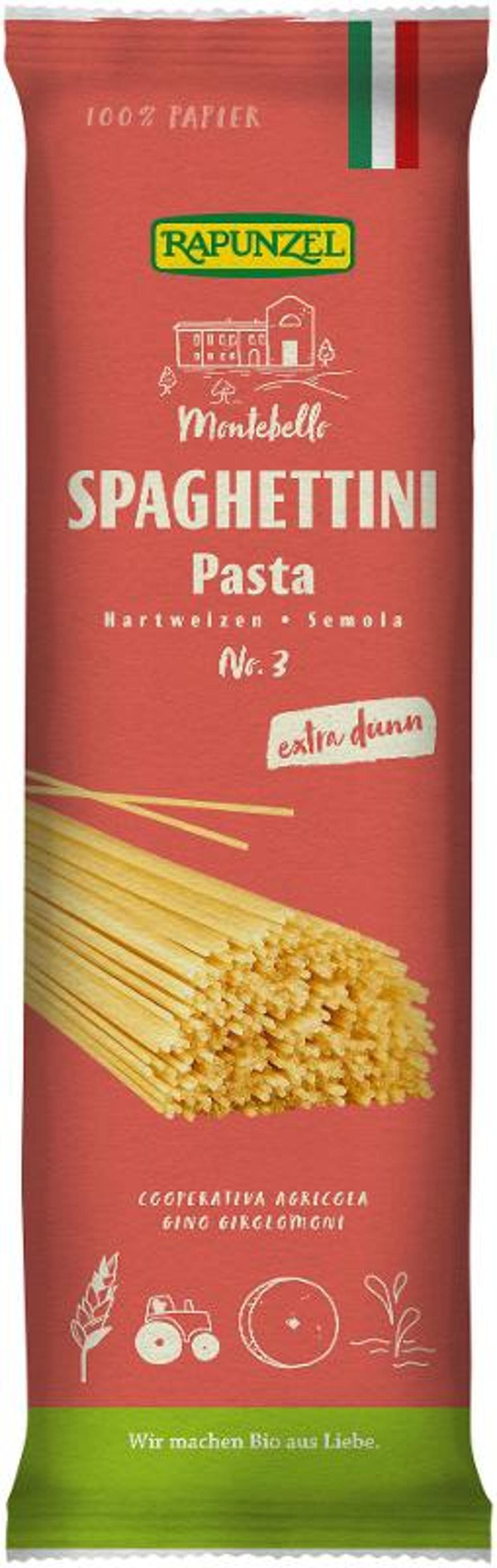 Produktfoto zu Spaghettini Nr.3 semola 500g