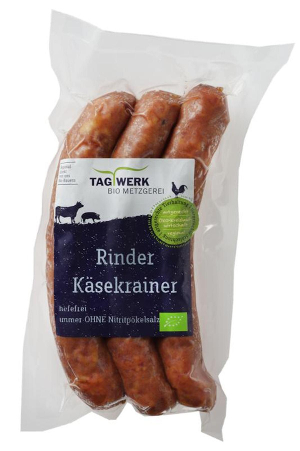 Produktfoto zu Rinder-Käsekrainer 3 Stück, ca. 195g