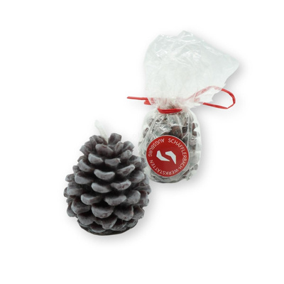 Produktfoto zu Kerze Tannenzapfen braun, 40x30 mm, 1 Stk.