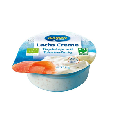 Produktfoto zu Frischcreme mit Räucherlachs, 125g