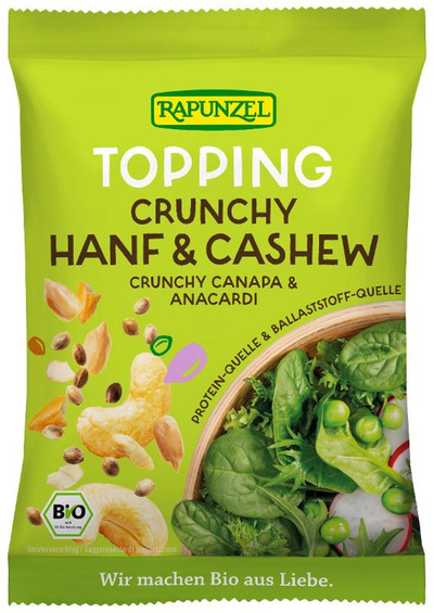 Produktfoto zu Topping Crunchy Hanf & Cashew 100g
