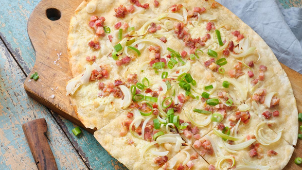 Rezeptbild für Flammkuchen