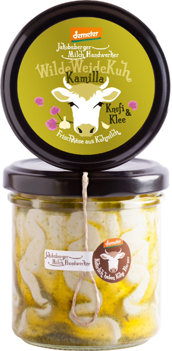 Produktfoto zu Kamilla Knofi & Klee - Frischkäse 140g