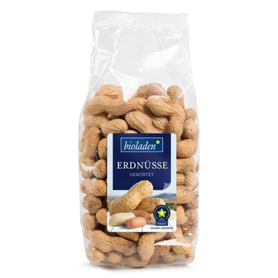 Produktfoto zu geröstete Erdnüsse in der Schale 330g