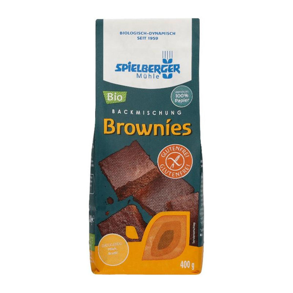 Produktfoto zu Backmischung Brownies glutenfrei, 400g