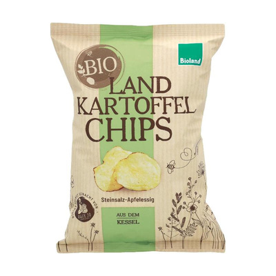 Produktfoto zu Kessel Chips Steinsalz Apfelessig 125g