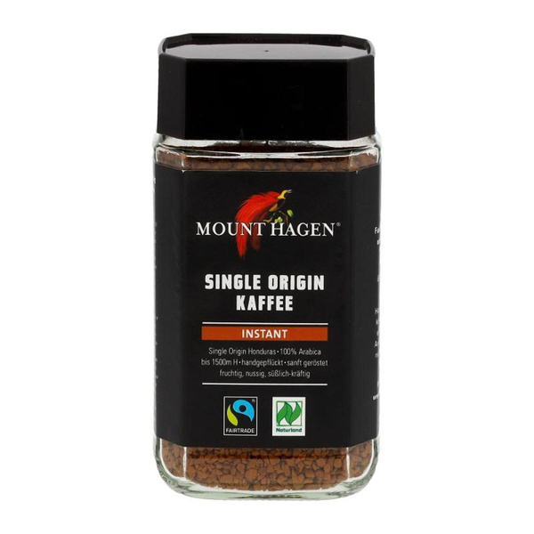 Produktfoto zu Mount Hagen Single Origin Kaffee instant 100g
