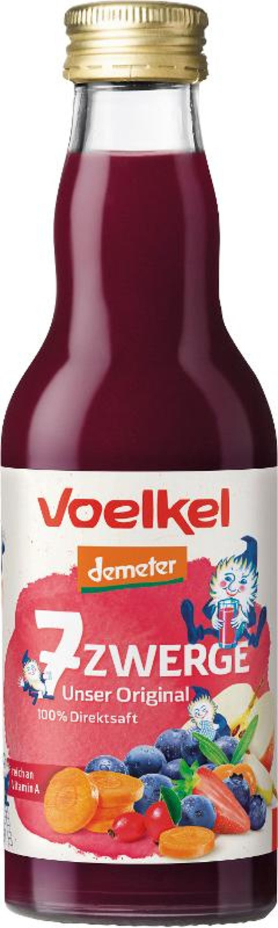 Produktfoto zu 7 Zwerge Kindersaft 0,2l
