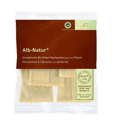 Produktfoto zu Schwäbische Dinkel-Maultaschen mit Fleisch 300g