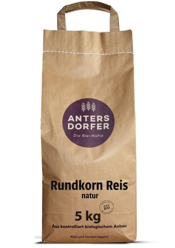 Produktfoto zu Rundkornreis natur, 5 kg