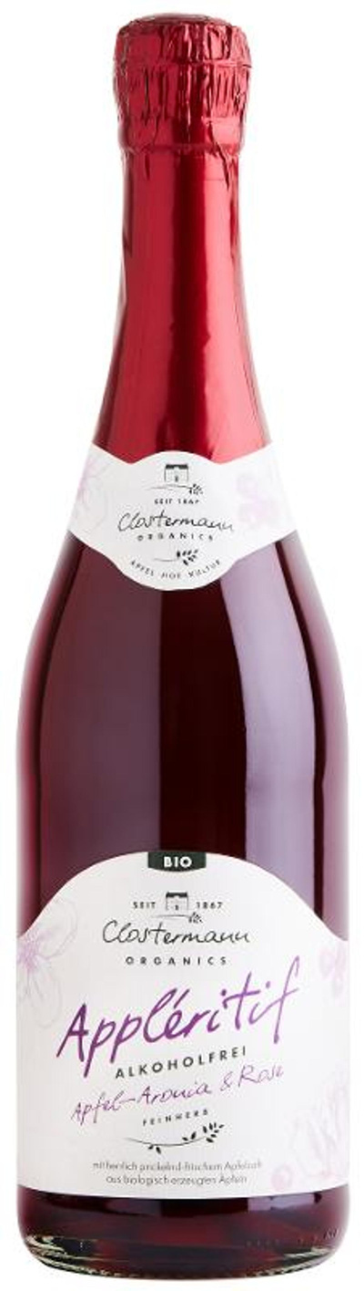 Produktfoto zu Appléritif alkoholfrei Apfel-Aronia & Rose feinherb 0,75l