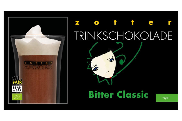 Produktfoto zu Trinkschokolade Bitter Classic 100g (5x22g)