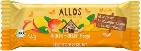 Produktfoto zu Fruchtriegel Mango, 40g