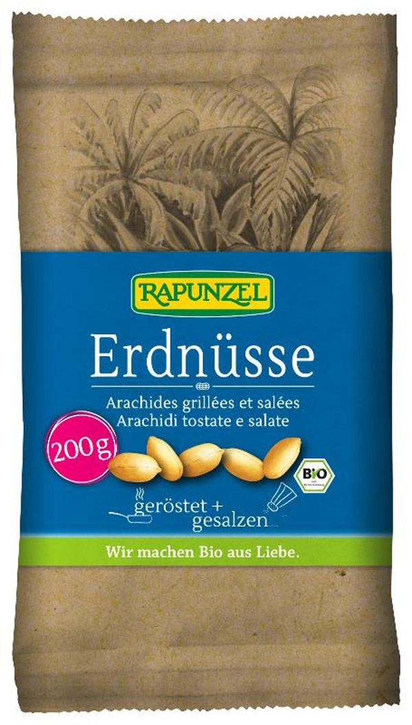 Produktfoto zu Erdnüsse geröstet, gesalzen, 200g