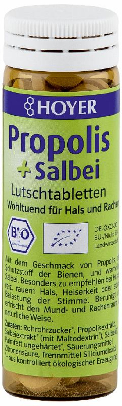 Produktfoto zu Propolis + Salbei Lutschtabletten 30g