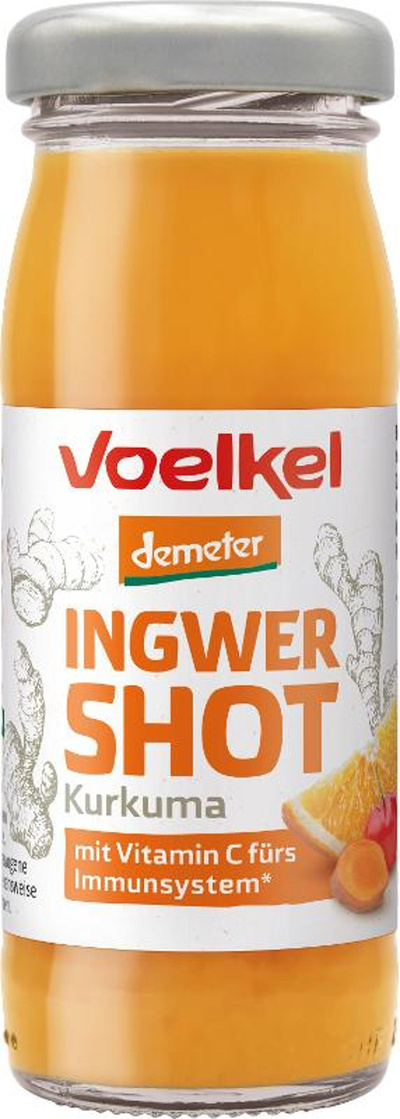 Produktfoto zu Shot Ingwer & Kurkuma, 95ml