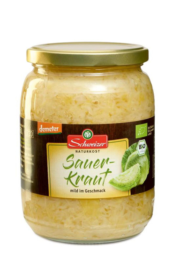 Produktfoto zu Sauerkraut mild, 680g Glas