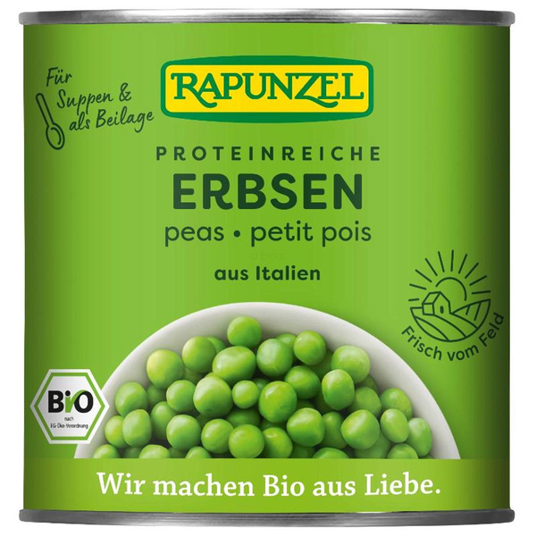 Produktfoto zu Erbsen in der Dose 340g