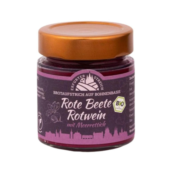 Produktfoto zu Brotaufstrich Rote Bete-Rotwein 140g