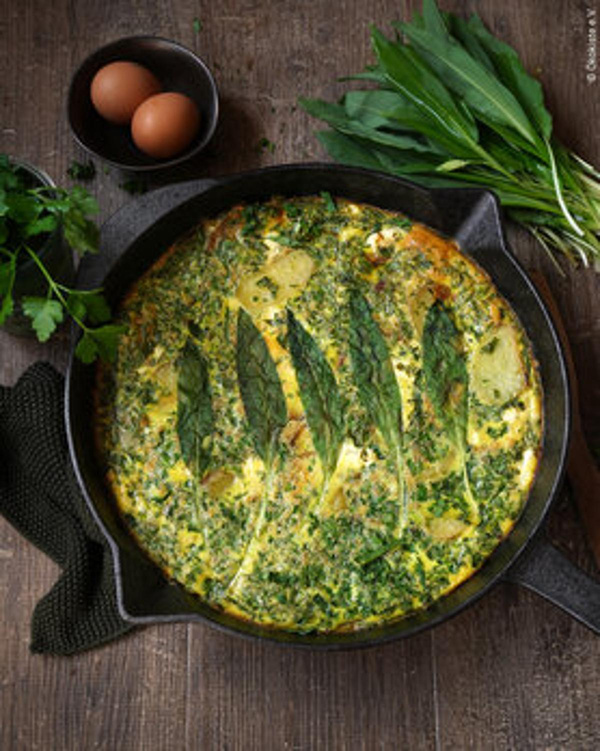 Produktfoto zu Rezept Bärlauch-Frittata