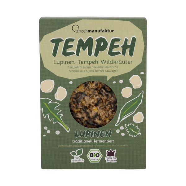Produktfoto zu Tempeh Wildkräuter, 200g