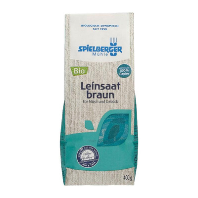 Produktfoto zu Leinsaat braun, 400g