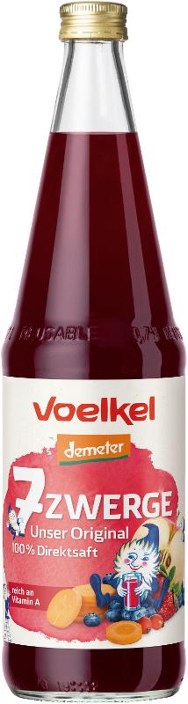 Produktfoto zu 7 Zwerge Kindersaft, 0,7l