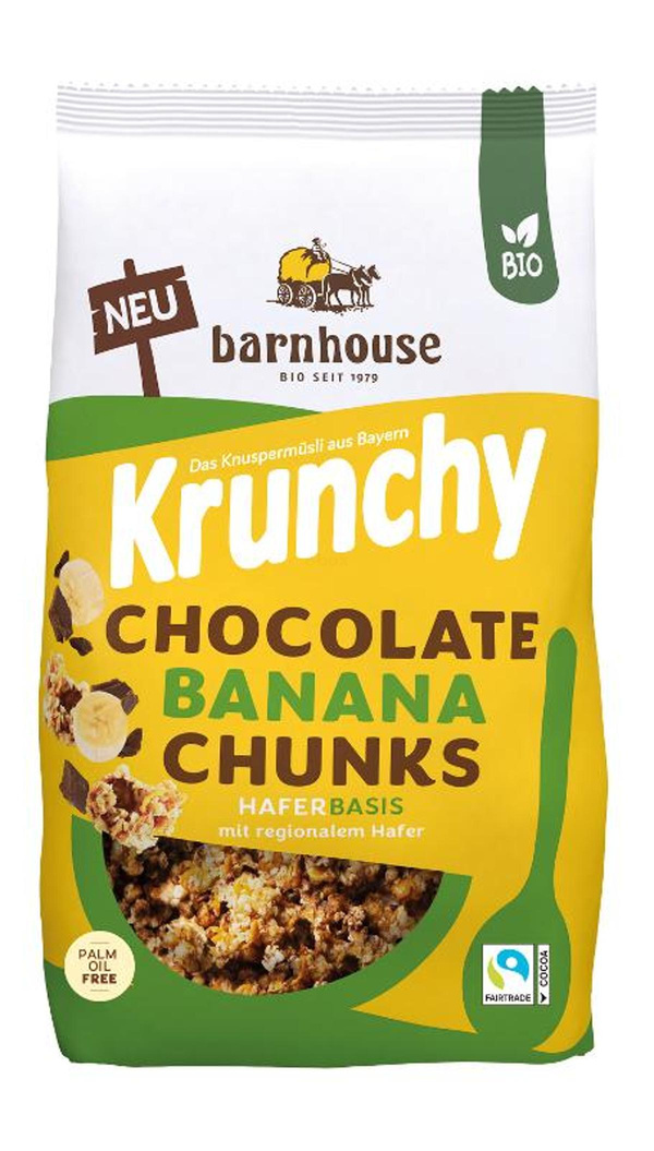 Produktfoto zu Krunchy Chocolate Banana Chunks 450g