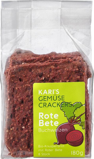 Produktfoto zu Cracker Rote Bete 180g