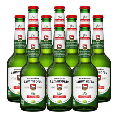 Produktfoto zu Lammsbräu Bio Bier alkoholfrei 10x0,33l