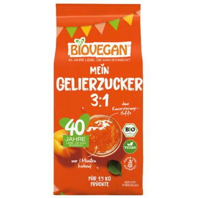 Produktfoto zu Gelierzucker 3:1 500g biovegan