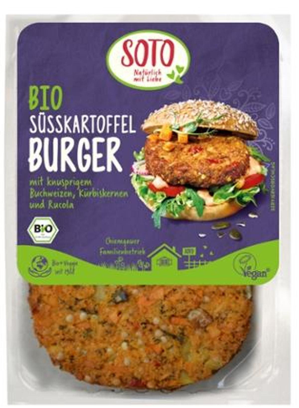 Produktfoto zu Burger Süßkartoffel 160g