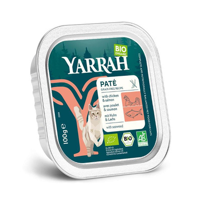 Produktfoto zu Katzenfutter Schale Paté Huhn & Lachs, 100g