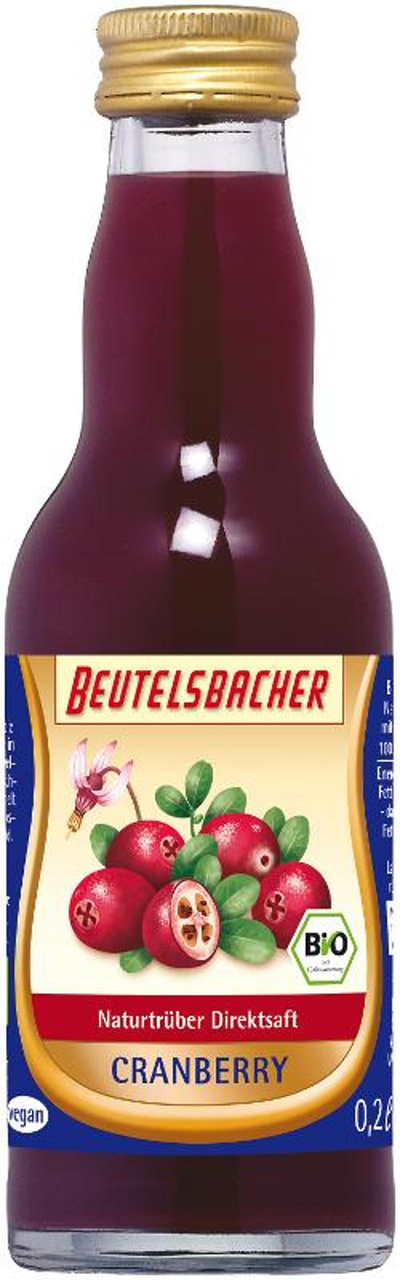 Produktfoto zu Cranberrysaft pur 0,2l