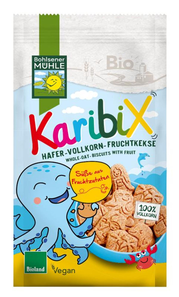 Produktfoto zu KaribiX Hafer Fruchtkeks, 125g
