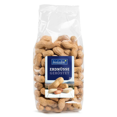 Produktfoto zu Geröstete Erdnüsse in der Schale 330g