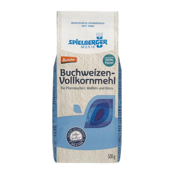 Produktfoto zu Buchweizen-Vollkornmehl 500g