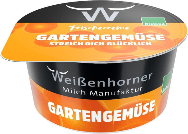 Produktfoto zu Weißenhorner Gartengemüse Frischecreme 150g