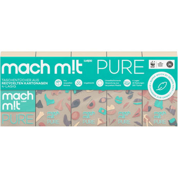 Produktfoto zu Taschentücher "Mach mit" beige