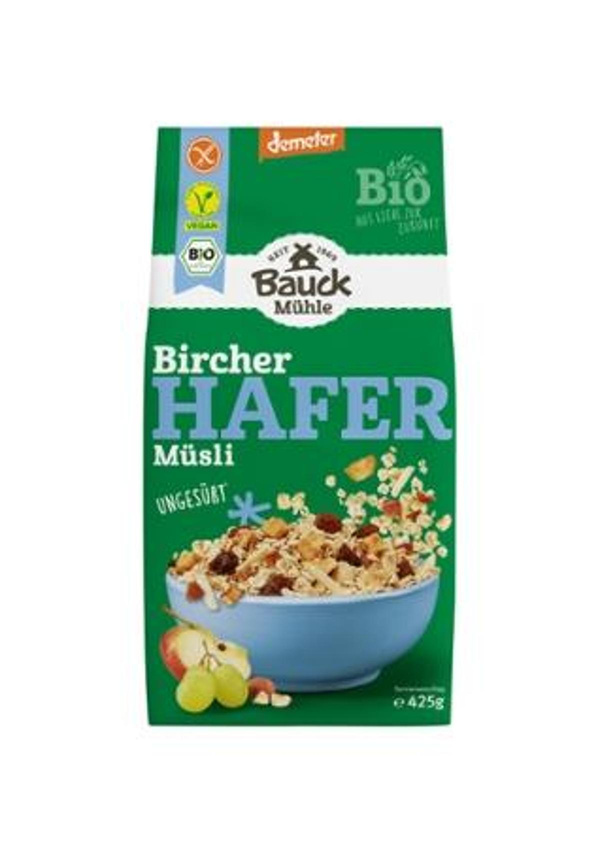 Produktfoto zu Hafer Müsli Bircher glutenfrei 425g