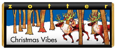 Produktfoto zu Christmas Vibes Marille Vanille 70g, Zotter-Schokolade
