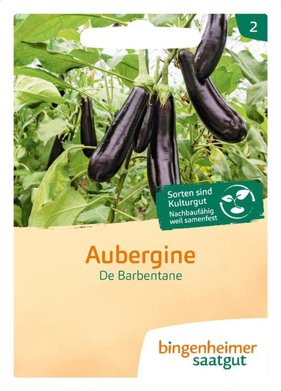 Produktfoto zu Saatgut, Aubergine De Barbentane