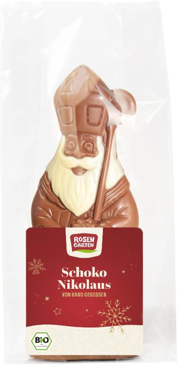 Produktfoto zu Vollmilch-Schoko-Nikolaus mit Bischofsmütze, geschminkt 60g