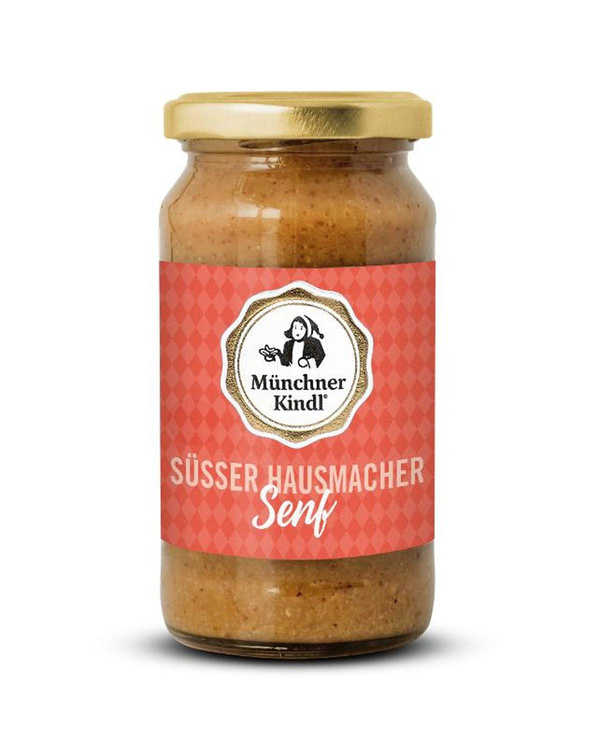 Produktfoto zu Süßer Hausmacher Senf Münchner Kindl 200ml