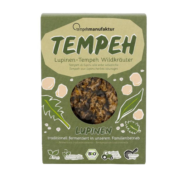 Produktfoto zu Tempeh Wildkräuter, 200g
