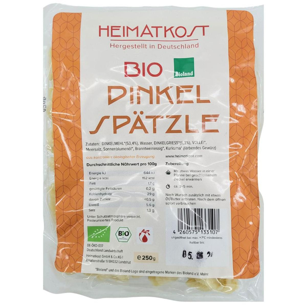 Produktfoto zu Dinkel-Spätzle, 250g