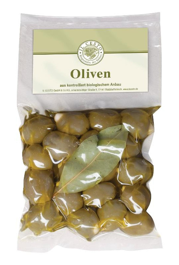 Produktfoto zu Grüne Oliven mit Mandeln gefüllt 175g